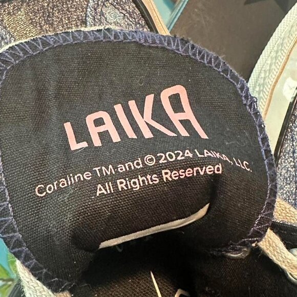 Laika Coraline converse shoes box womens 8 mens 6 rare limited - Picture 8 of 8
